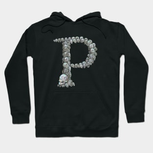 Skull Alphabet P Hoodie